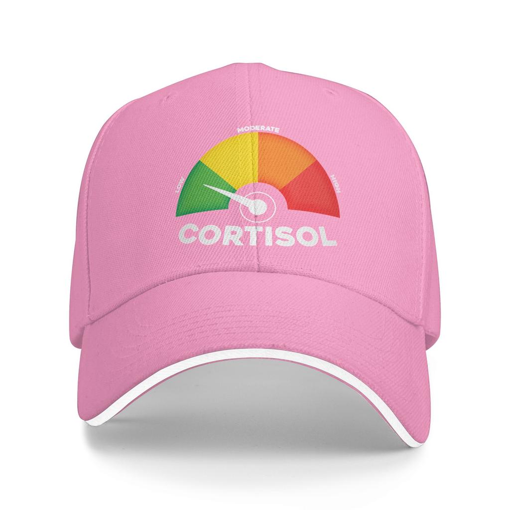 Low Cortisol Levels Casual Baseball Cap Tennis Skate Trucker Hat Summer Sun Visor Unisex Adult y2k Cool Baseball Caps