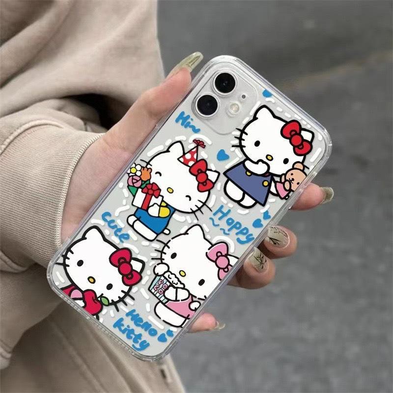 Sanrio Hello Kitty Phone Case for iPhone 16 Pro Max/15 Plus/14/13/X