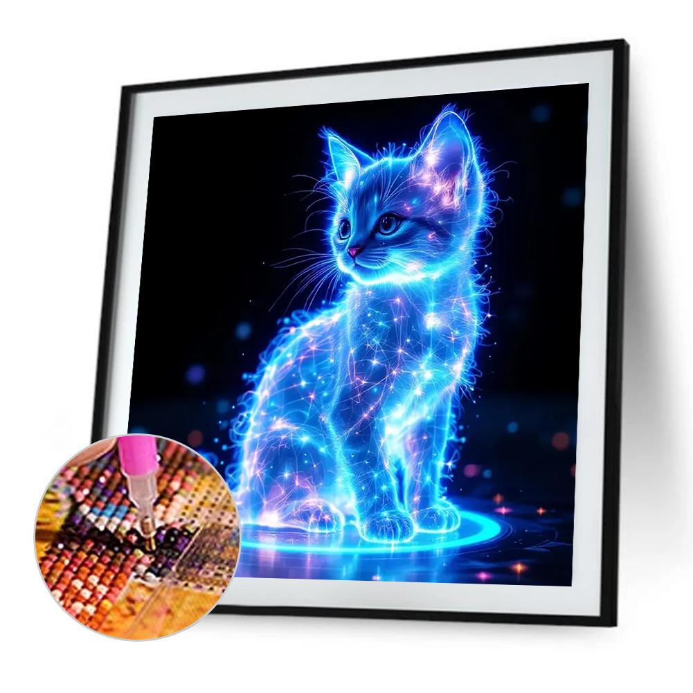 

5D DIY Полный Круглый Дрель Алмазная Картина Животное Набор Домашний Декор Искусство Ремесло 40x40см