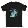 Classy Drummer Music Notes Cool Graphic T-Shirt
