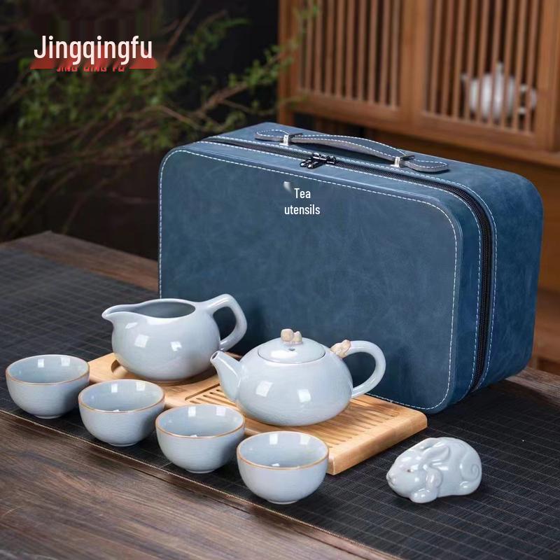 

Jingqingfu Ru Kiln Ceramic Teapot & Tea Set