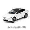 1:24 Model Y Roadster Toy Car Models Alloy Diecast Doors Opened Sound Light Pull Back Exquisite Interior Simulation Vehicle Toys
