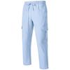 Men's Casual Trousers Loose Comfortable Cargo Pants Pants Man Cotton Linen Multi-pocket Straight Trousers Beach Thin Men Pants