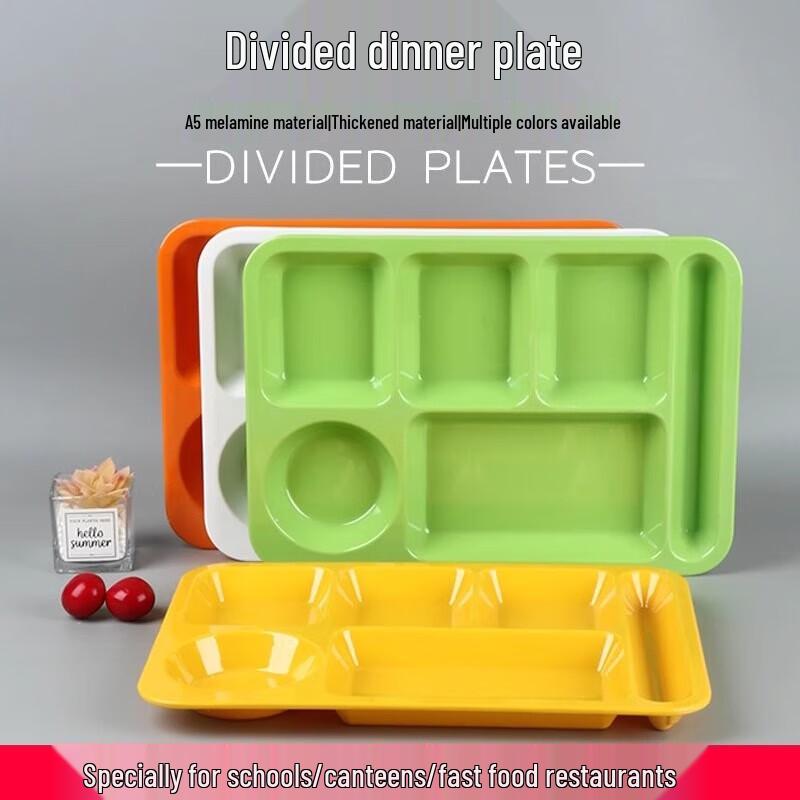 Melamine Divided Cafeteria Tray