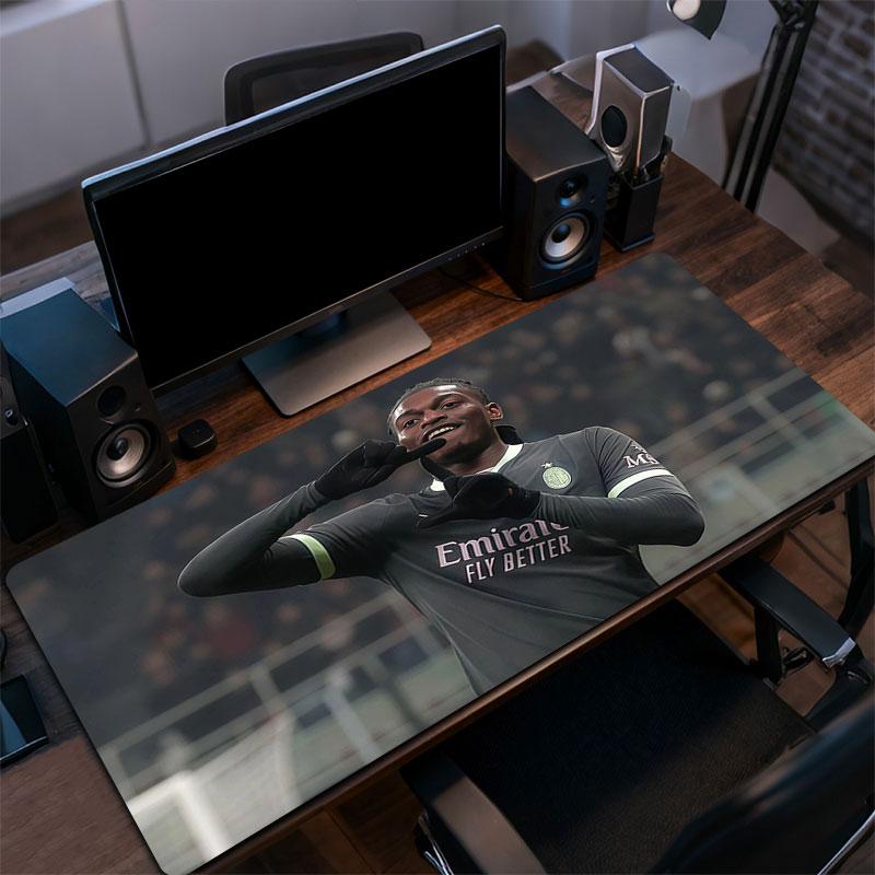 Rafael Leao Mouse Pad, Large Gaming Desk Mat, Non-slip XXL Mousepad for Laptop & Tablet, Mini PC Playmat with Stitched Edges