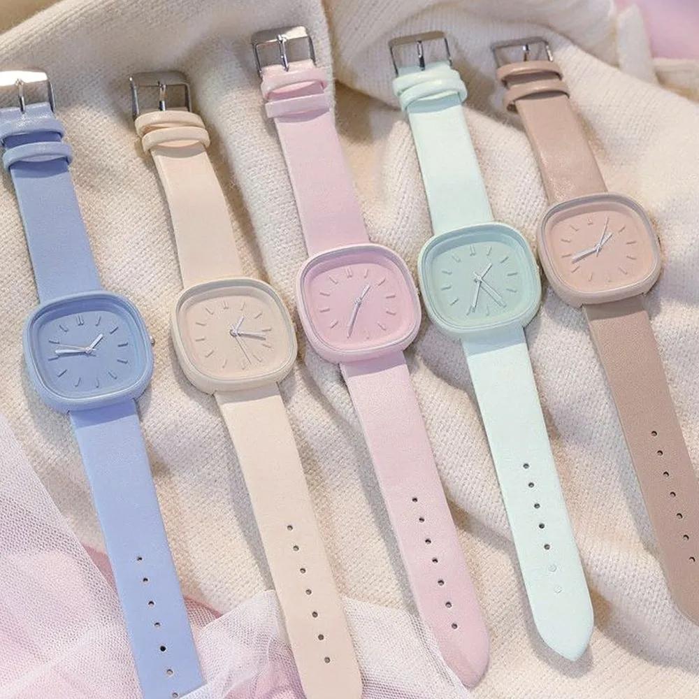 Analog Wristwatch Pastel Women s Wristwatch Daily Fashion Watch Braun