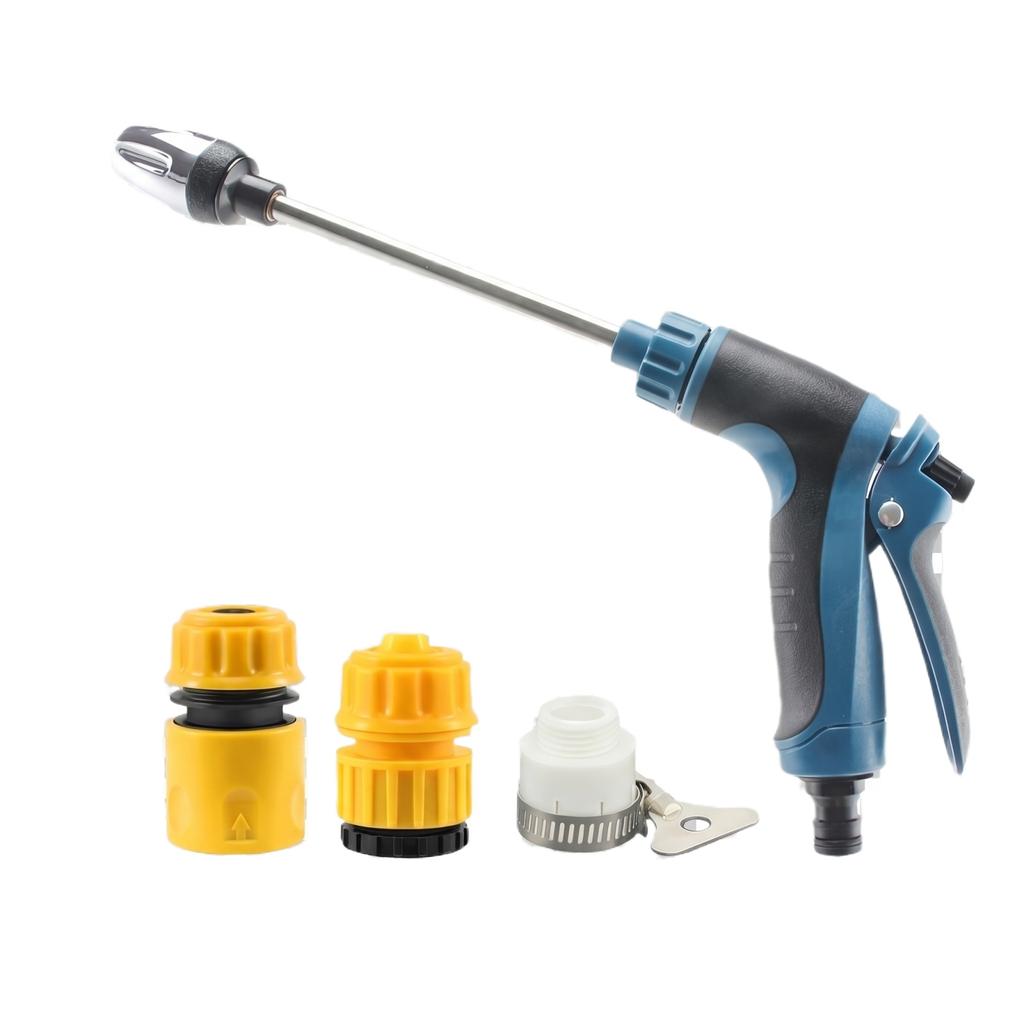 Pressure Washer, Handheld Power Washer With 360° Rotating Nozzle, 3 Spray Modes, Stainless Steel Universal Hose Fit,