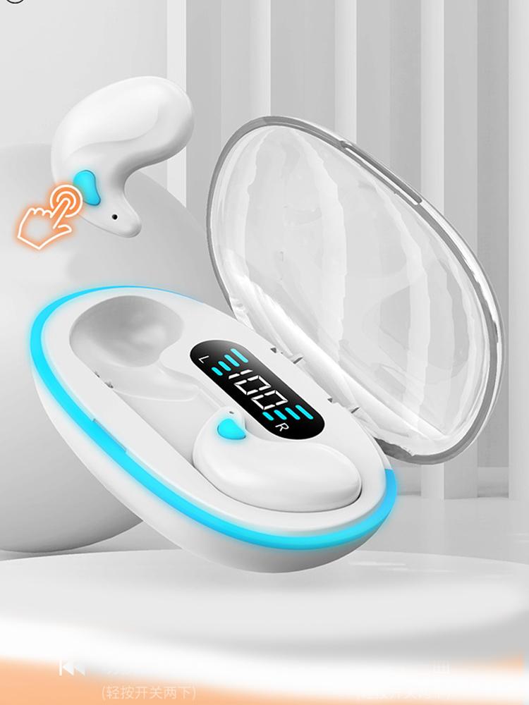 Invisible Sleep Wireless Earphone TWS Bluetooth 5.3 Headphones Noise Cancelling Sense-Free Micro Sleep Earbuds for Better Sleep