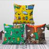 Cartoon Art Joguman Cute Pillow Case Sofa Living Room Bedroom Headboard Backrest Cushion Square Cushion Nap Time