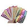 10sheet Glitter Heart Style Sticker for DIY Decor Scrapbook Journal 3MM Mini Heart Stickers Teacher Reward Envelope Seal Sticker