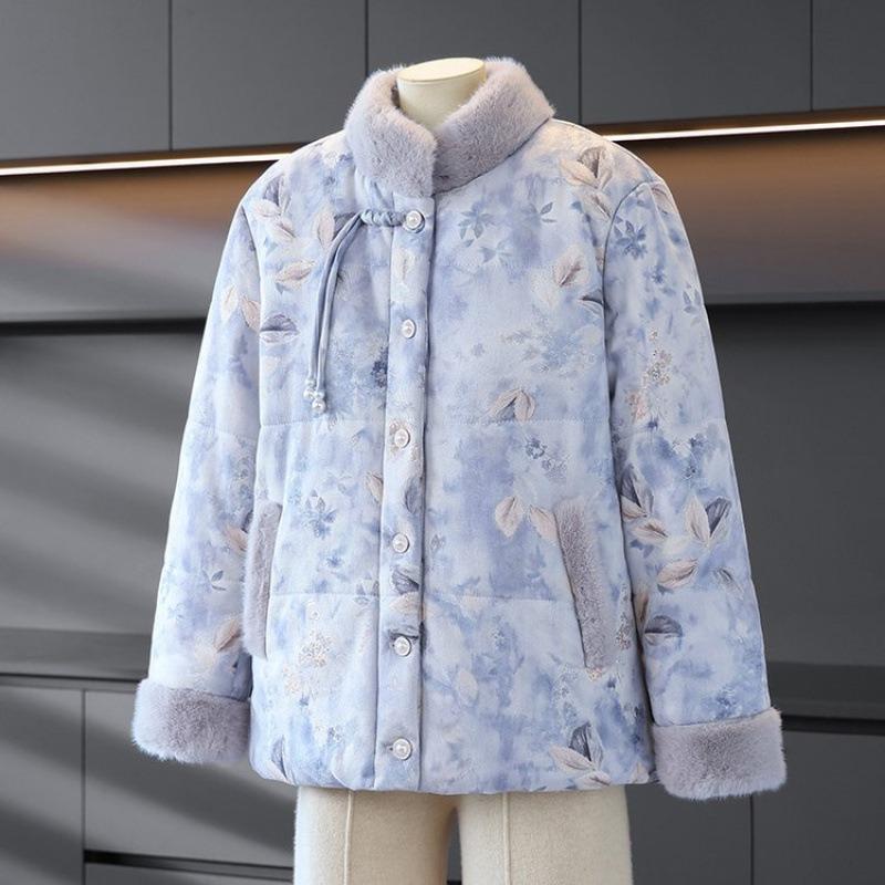 Winter new cotton-padded clothes women's cotton-padded jackets piled and thickened cotton-padded jackets women's