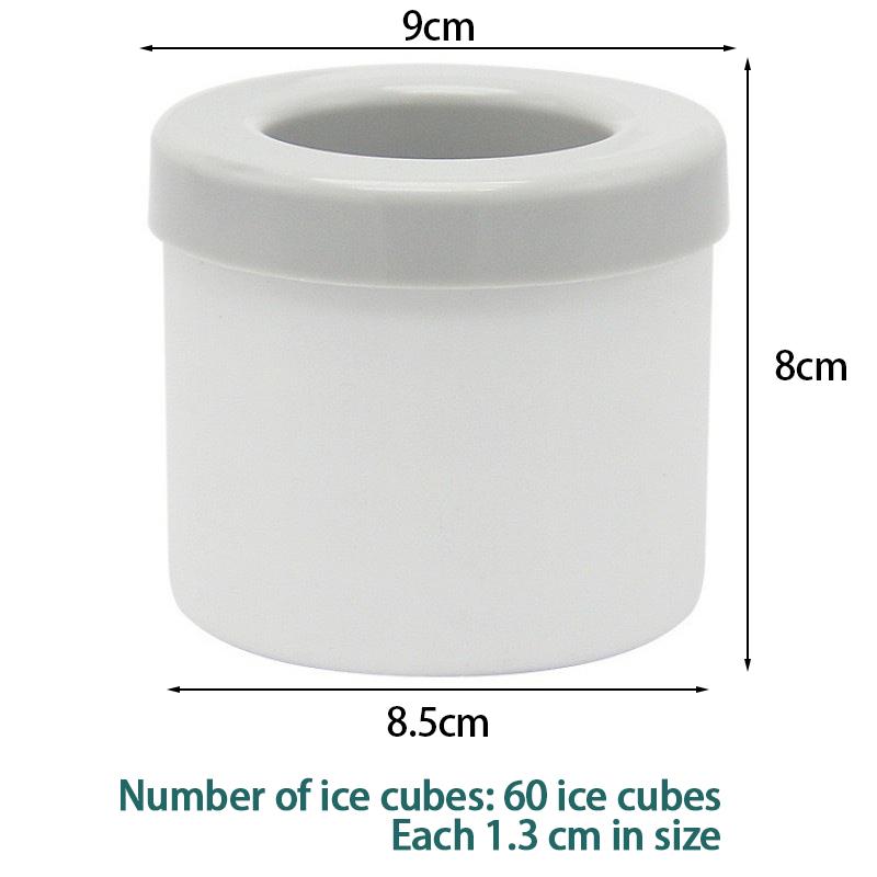 Silikon-Eisformen Mehrfach wiederverwendbare Eiswürfel-Formen Gitter Große Eiswürfelform Silikon-Kühler