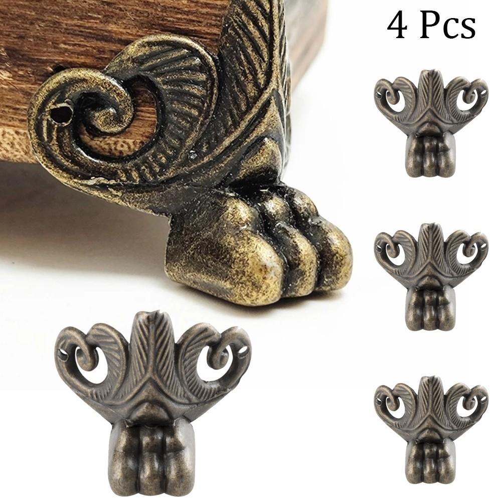 Ornate Carved Corner Protector for Wood Boxes and Photo Frames 4 Pieces