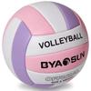 BYAOSUN Größe für Drinnen und Draußen Größe 5 Volleyball für High School und Grundschule Weich und Strand und Volleyball Volleyball, 5, PU, Übung,