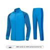 Kinder Herfst Winter Warm Voetbal Trainingspak - Jas met Lange Mouwen en Pluche Voering met Teamopdruk voor Jongens en Meisjes