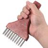 Stainless Steel Meat Tenderizer Meat Mallet Needle Nails Kitchen Tools for Tenderizing Meats Steak Fish Chicken Red
