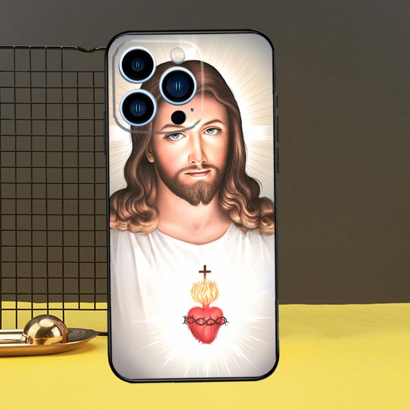 Christian Jesus Phone Case For iPhone 11 12 13 14 16 15 Pro Max Mini 7 8 Plus X XR XS Max Cover