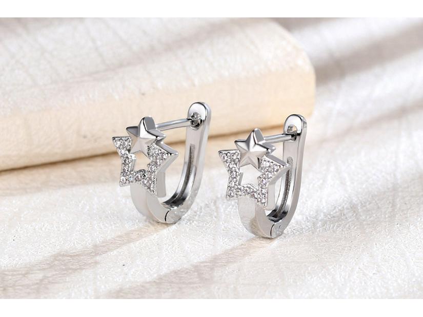 Trendy European & American Style Star Ear Hoops, Cuffs & Rings