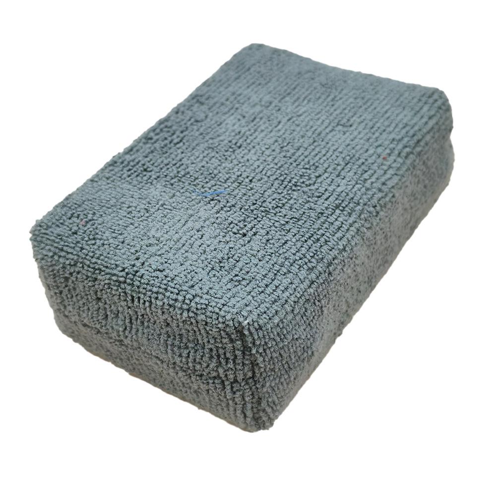 Ultra-Fine Fiber Car Waxing Sponge - Square Sponge Block for Beauty and Maintenance
