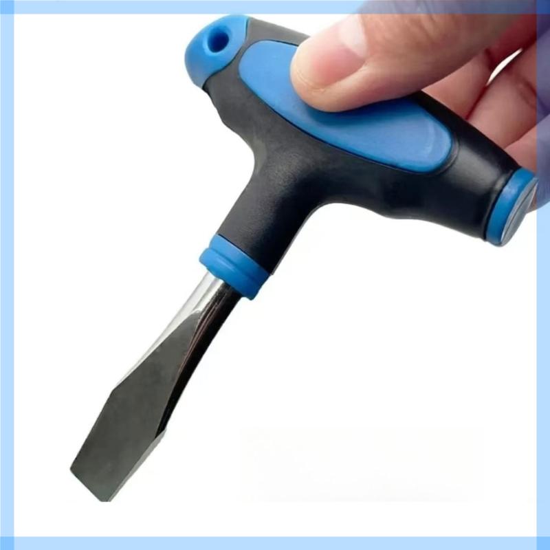 סט מברגי T רב-תכליתי להב רחב 10 מ"מ עיצוב ידית ארגונומי כלי פלדה לשימוש כבד והתאמות חצובה