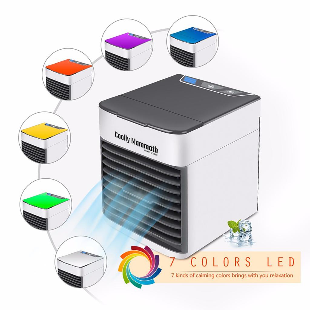 USB Portable Colorful Conditioner Humidifier Cooler Upgraded Mute