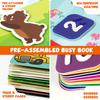 Busy Book for Toddlers, Preschool Learning Activities,  Toys for Ages 3+, Autism Sensory Toys, Educational Activity Book, Xmas