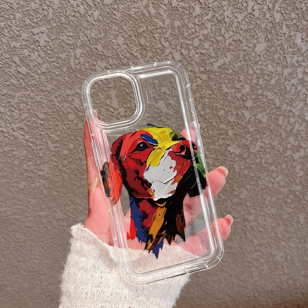 Watercolor Cat Phone Case for iPhone16 16pro 16E 15 Pro Max 11 12 13 14 Plus 7 8 XS Silicone Shockproof Case