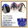 Motorcycle Wind Deflector For Honda RVT1000R VTR1000 SP1 SP2 RC51 2000 - 2006 Double Bubble Windshield Protector Windscreen 2001