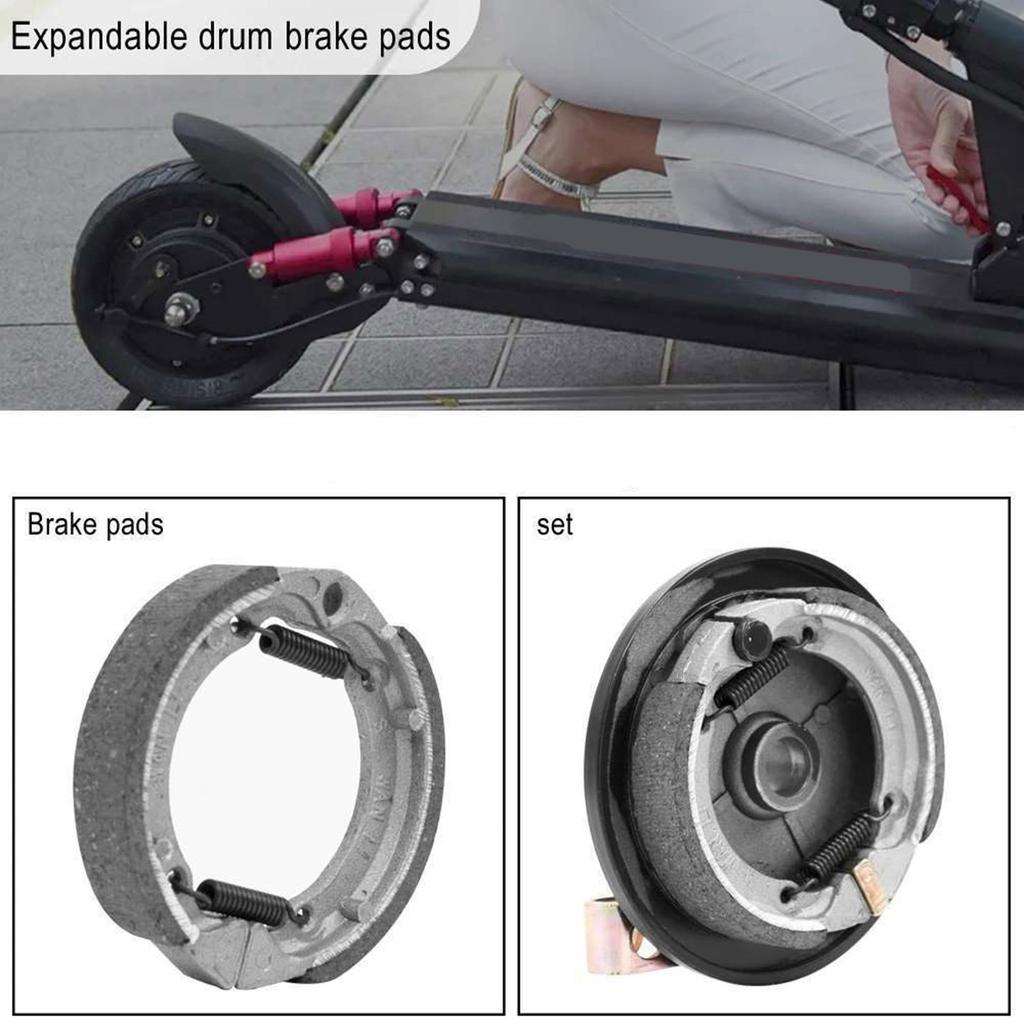 Replacement Part Drum Brake Shoes for Electric Scooter Safety Front Brake Pads Electric Scooter Replacement Shoe Parts
