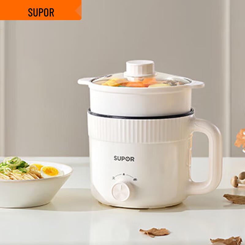 Supor 1.7L Multifunction Electric Pot with Steamer CN plug (adapter included)