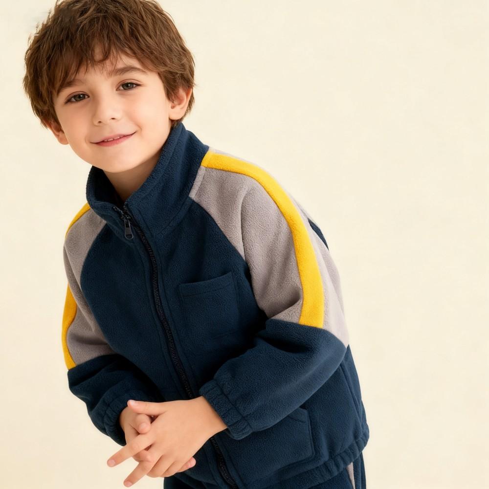 Boys Jackets Autumn Fleece Coats Winter Thermal Fleece Jacket for Children 1 2 3 4 5 6 7Yrs Kids Coats Warm Korean Outerwear