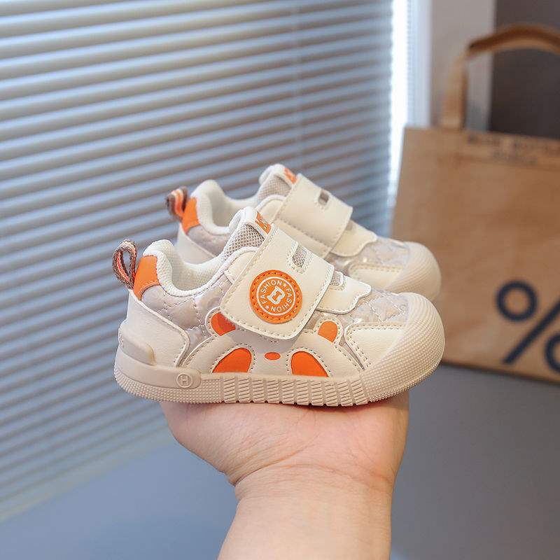 Baby girl shoes 2025 autumn new soft-soled breathable 2-3 4-year-old children's toddler function Spring and Autumn boys' shoes