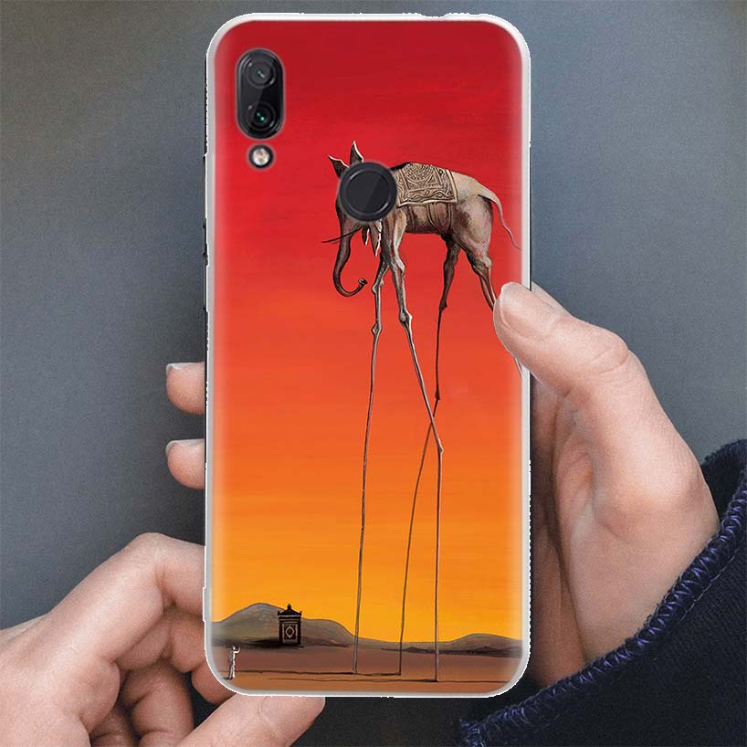 Salvador Dali Art Phone Case For Xiaomi Redmi 12 12C 13 13C 14C 9 9A 9C 9T 10 10A 10C 8 8A 7 7A 6 6A K70 K60 K40 K20 Cover 9 9A
