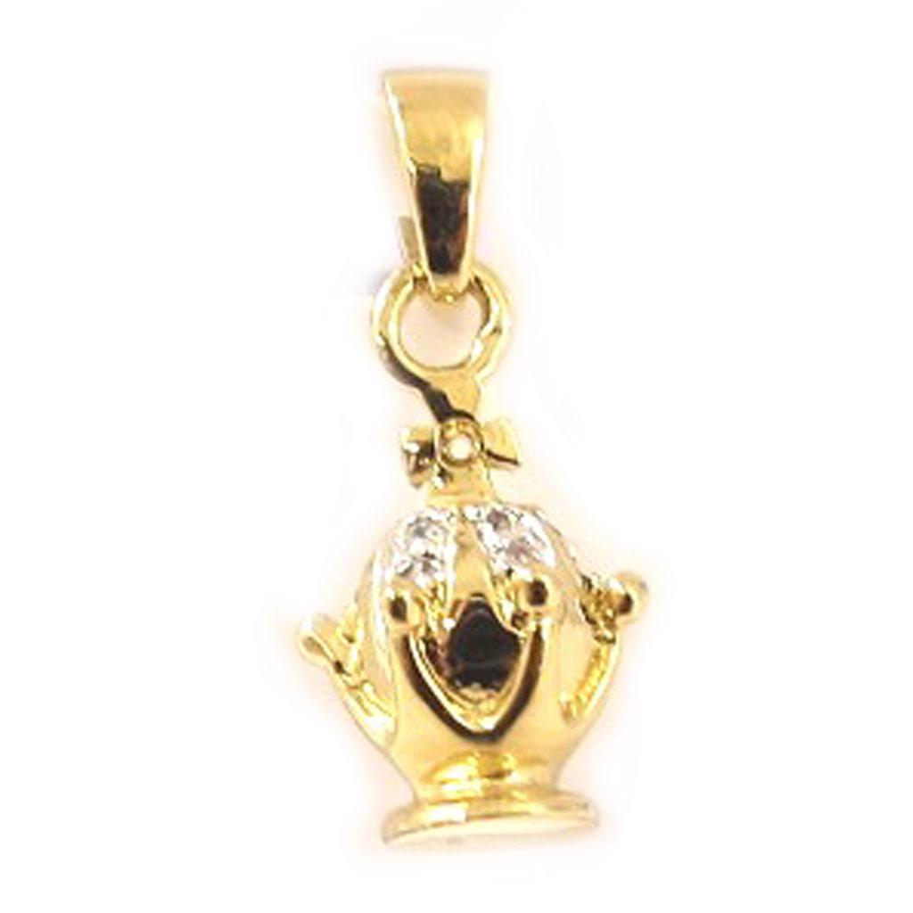Les Trésors De Lily [D4619] - Pendentif Plaqué Or 'Crown'