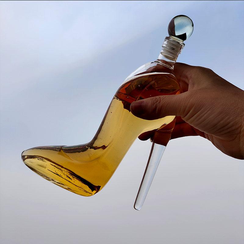 

Стеклянная бутылка для вина на высоком каблуке, фляга, винная бочка, герметичная банка, фляжка для вина, стеклянная бутылка, бутылки для ликера, винный горшок, диспенсер для вина