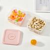WORTHBUY Plastic Portable Coarse Grain Storage Box Refrigerator Sealed Leak Proof Food Fresh-keeping Box Microwave Oven Heating