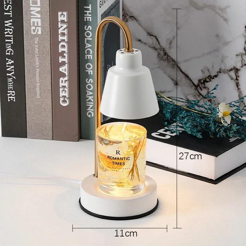 LED Aromatherapy Wax Melting Lamp EU/UK Adjustable Interior Furniture Home Bedroom Desk Decor Scented Candle Nordic Table Lamp