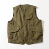 American Trend Multi-pocket Tooling Vest Men's Ami Khaki Short Japanese Retro Casual Vest Jacket Top