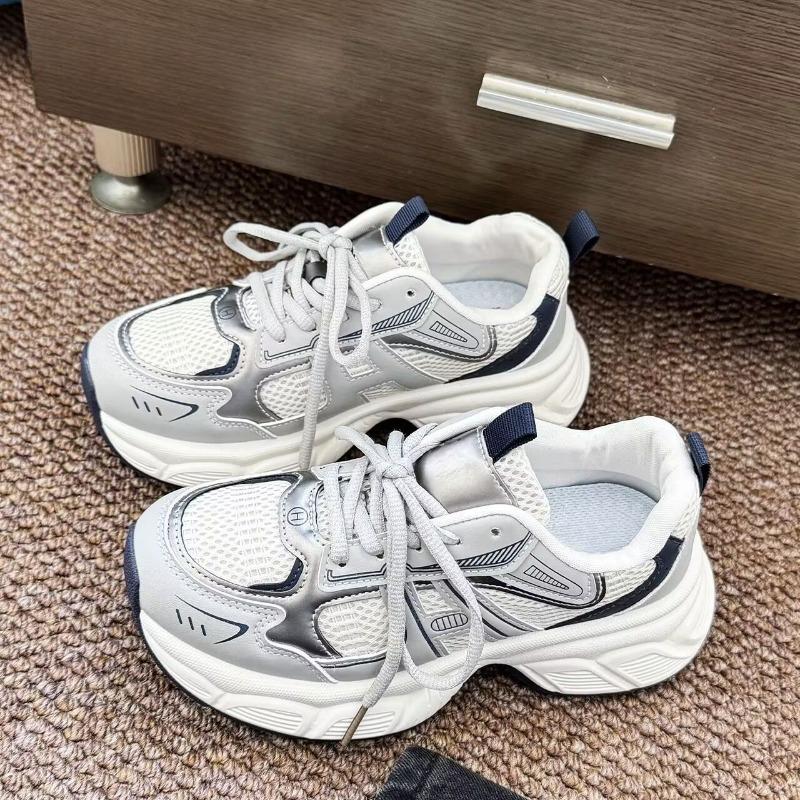 Pantofi Sport Casual cu Talpă Groasă Cel Mai Vândut pentru Femei Respirabili Stil Nou Versatili Pantofi de Tată