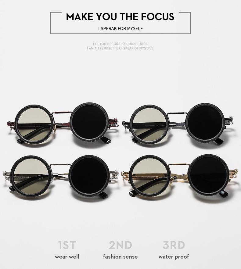 New Steampunk Outdoor Polarized Sunglasses with 9-Level Adjustable ND Filter