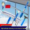 Household Window Cleaning Squeegee: Glass Wipe and Scraper Tool
