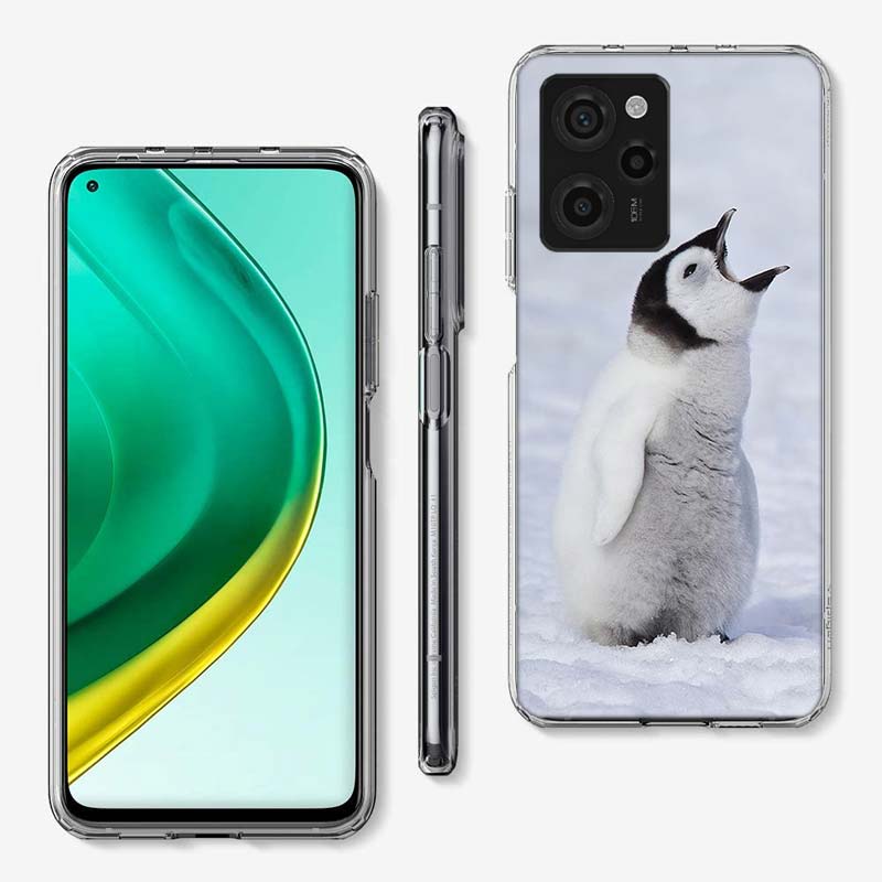 Penguin Baby Healing Cover Phone Case For Xiaomi Poco M8 M7 M6 M4 M3 X7 X6 X4 Pro F7 Ultra M5S Mi 14 14T 15 15T 12T 10T Pro 12S
