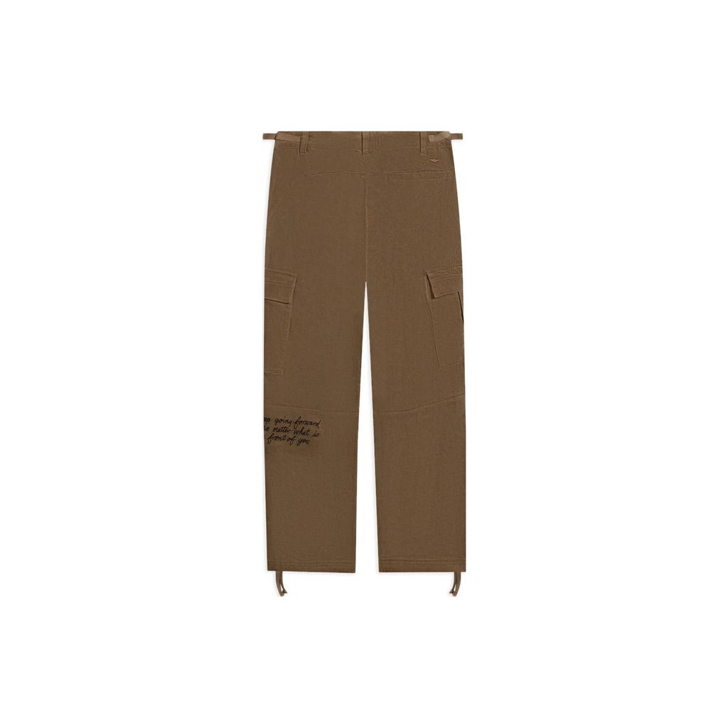 Li-Ning Skateboarding Graphic Cargo Pants 'Brown' Men's AKXR643-1
