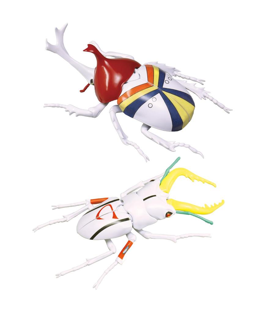 Free Research Series Tatsunoko Hero Edition Beetle Tekkaman Specification Stag Beetle Casshern Specification Plastic Model No.258 /
