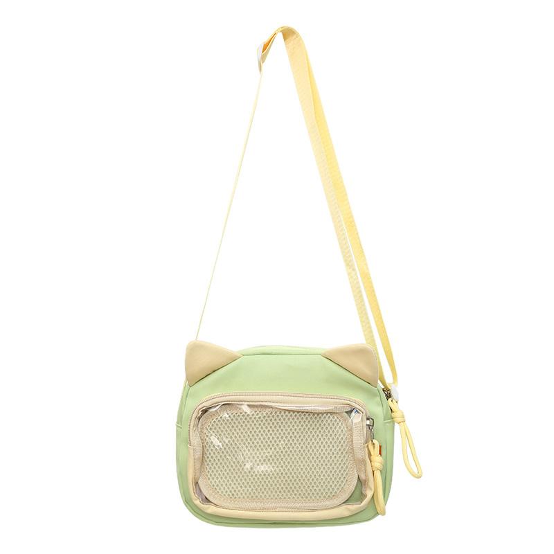 Fashion New Design Minimalist Cute Girls Ita Crossbody Bags Clear Window Pin Display Itabag Ladies Small Messenger Phone Purse