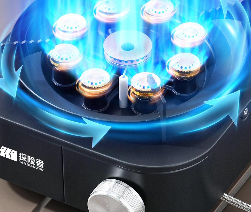 Portable Split-Type Gas Stove for Outdoor Tea Brewing and Camping