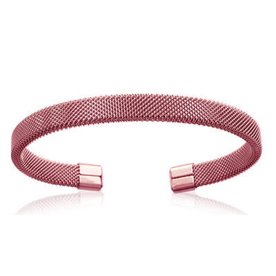 [M8805] - Pink Gold 'Choréographie' Steel Bracelet - 64 Mm 8 Mm