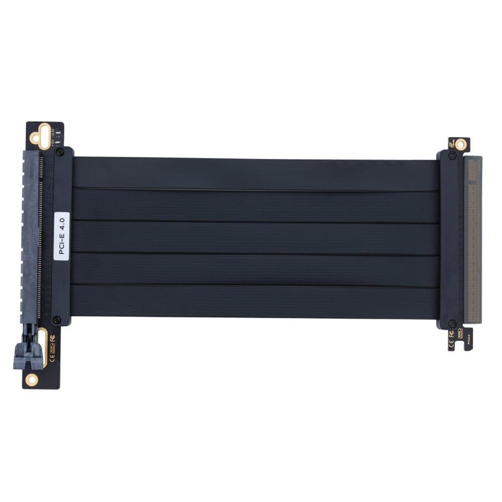 PCI-E 4.0 Riser Cable PCI Express Gen 4 GPU Extension Cord Extension Port 90 Degree Adapter Compatible with RTX4090 RTX4080
