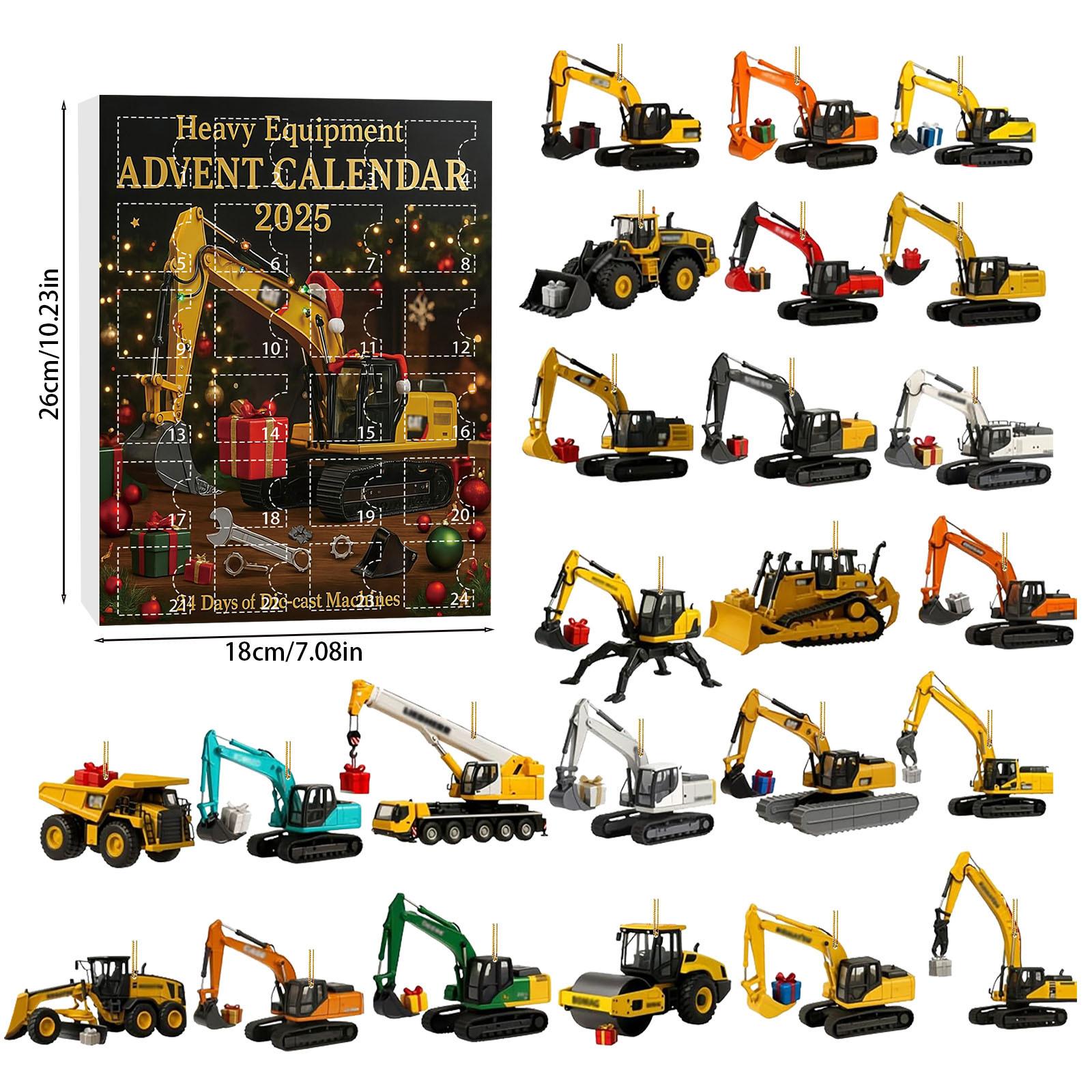 

Рождественский обратный отсчет Слепой бокс Креативный автомобильный акриловый кулон и украшение Подарочная коробка для друзей