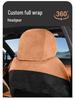 Geely Boyue L 4th Gen Car Seat Cushion: All-Season, Fully Wrapped Rams Fur Suede Saddle Pad